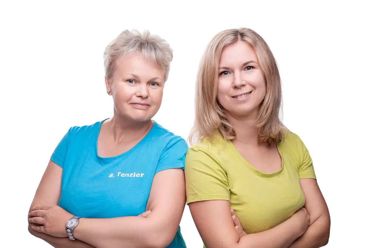 Astrid Bartsch und Bettina Tenzler, Inhaberinnen der Ergotherapie Lausitz